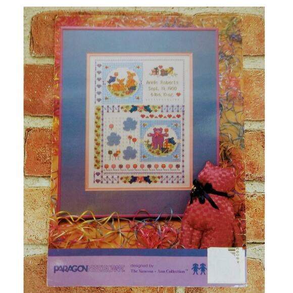 Along the Ribbon Lane - Vtg 1984 - Wedding Cross Stitch Sampler Vanessa-Ann Coll - Picture 7 of 7